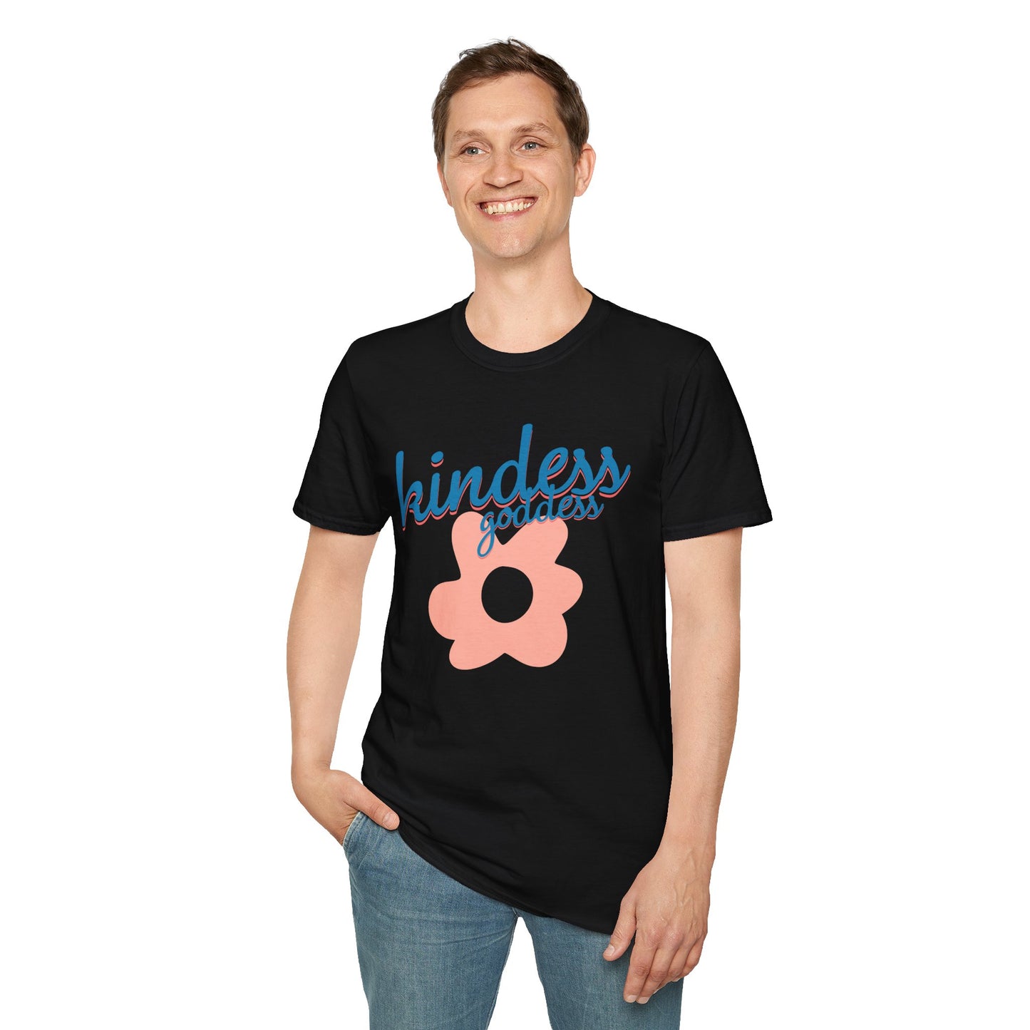 Kindess Goddess — Retro Floral — T-Shirt
