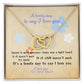 I love you message card with Interlocking Hearts (18K yellow gold finish) - Sheer: your Luck - Sheerluck-art.com