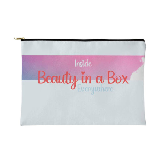 Small zippered pouch for makeup or other small stuff - Sheer: your Luck - Sheerluck-art.com