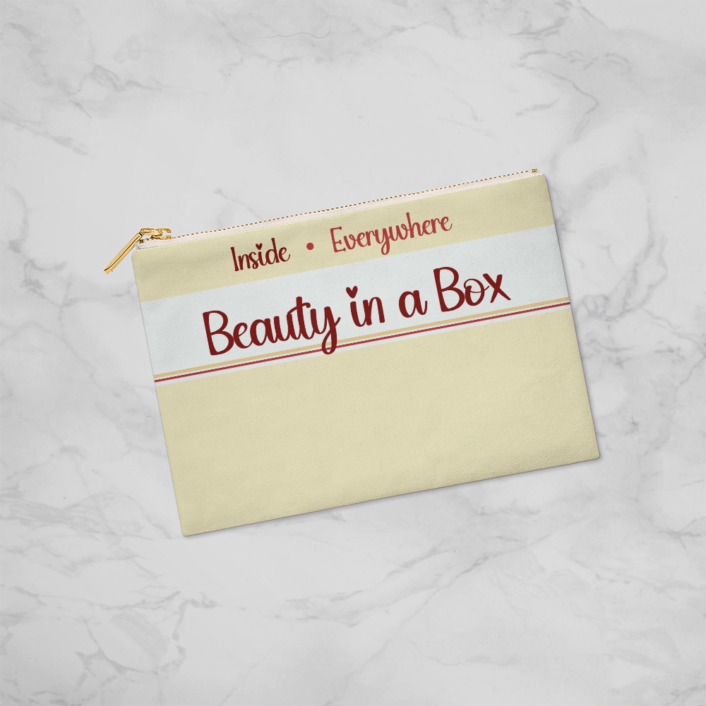 Beauty in a Box — Zippered Pouch 2
