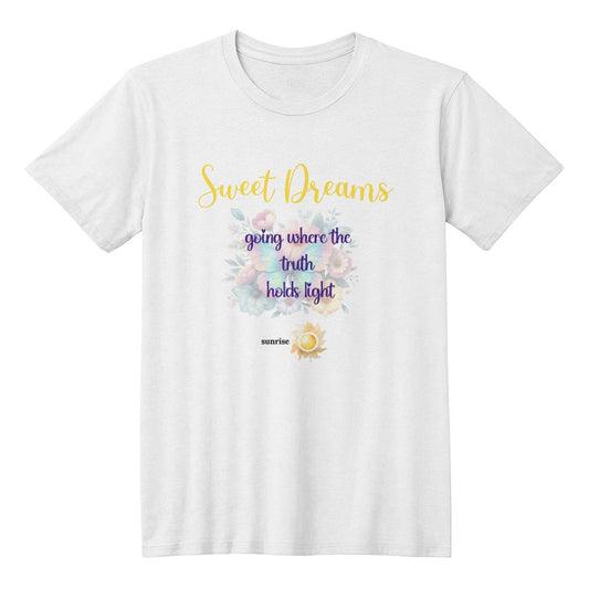 Sweet Dreams - white T-shirt - Sheer: your Luck - Sheerluck-art.com