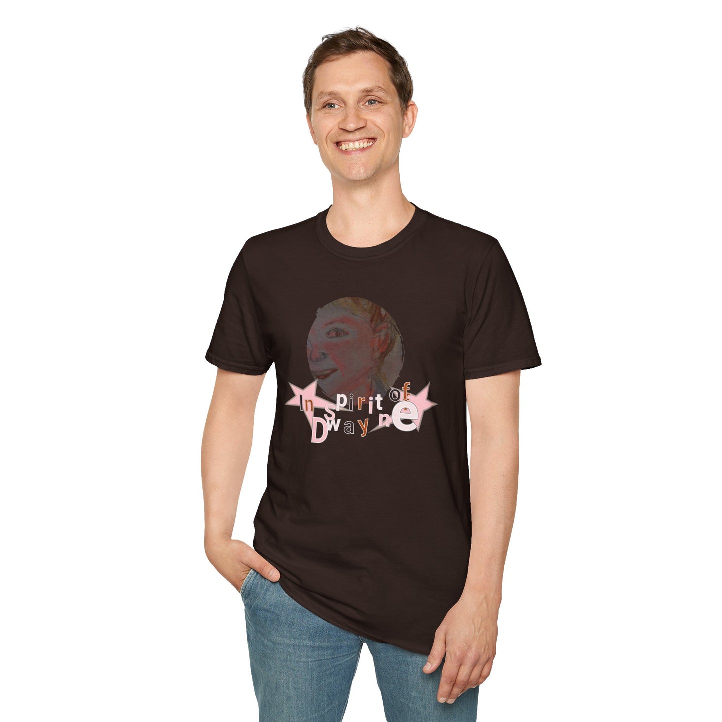 In Spirit of Dwayne — Surreal Portrait — T-Shirt