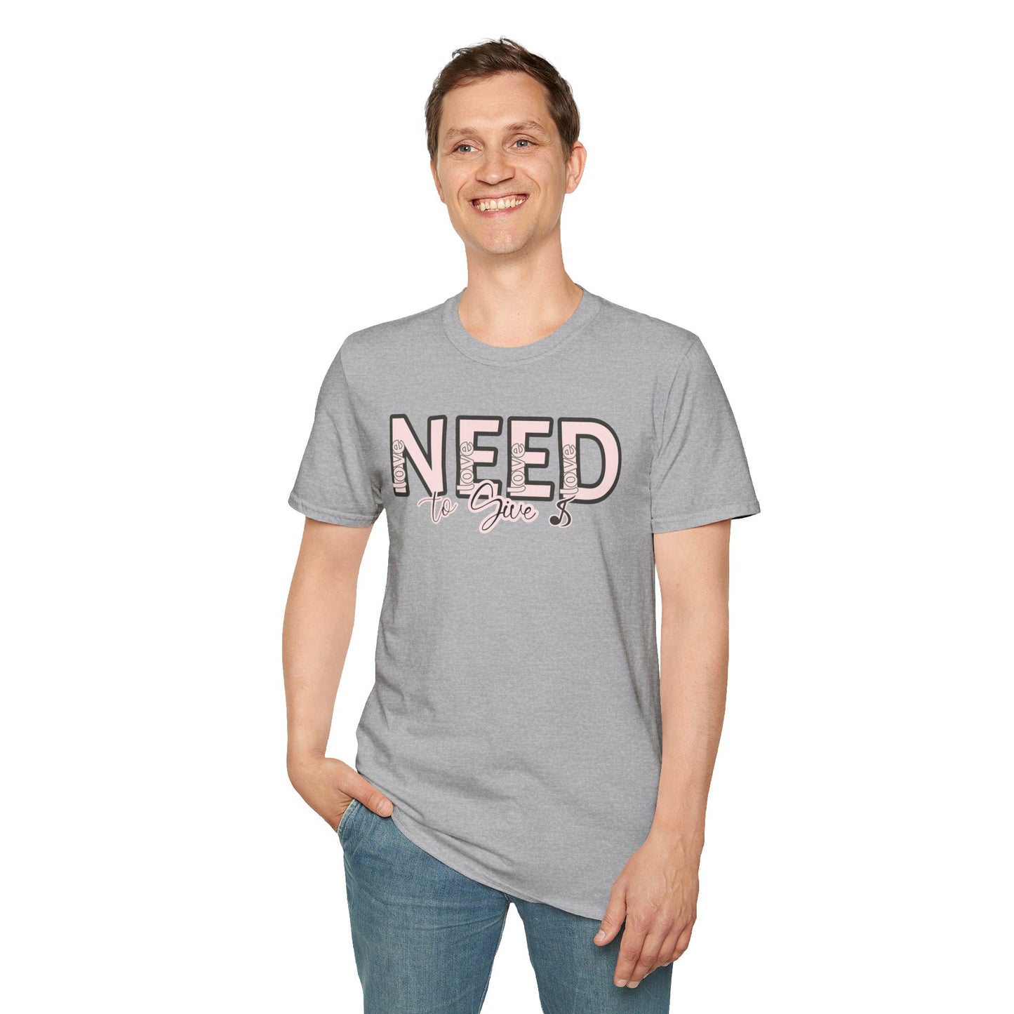 Love is all we need T-Shirt —  Script Tee