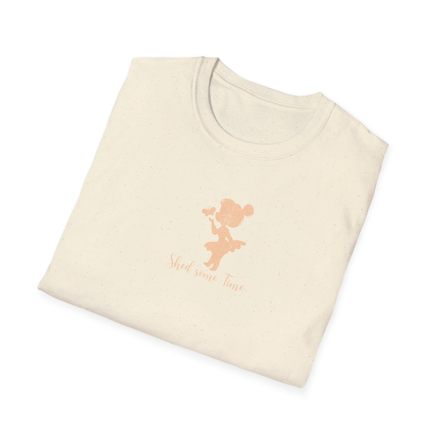 Shed some Time — Silhouette Butterfly Girl — T-Shirt 1