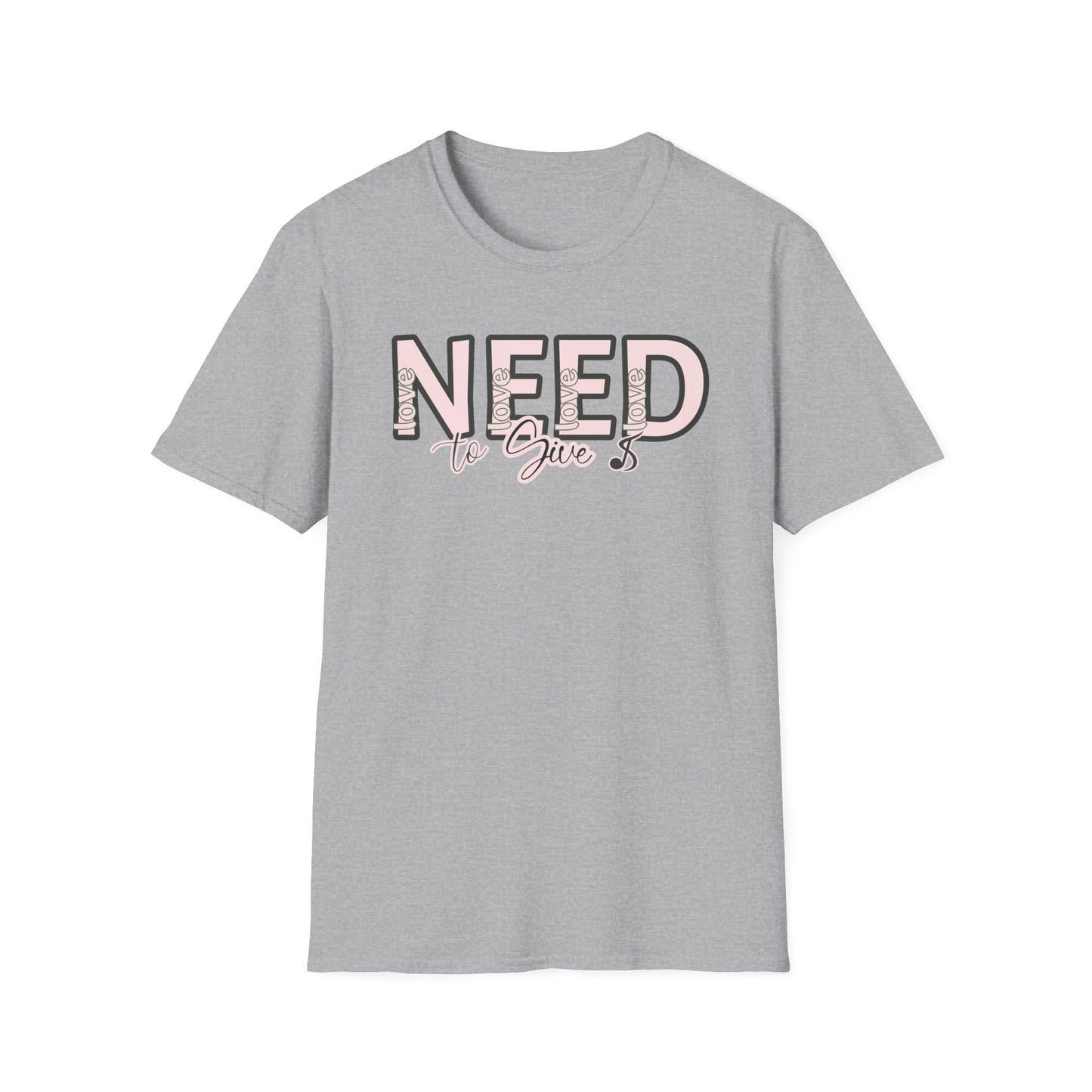 Love is all we need T-Shirt —  Script Tee