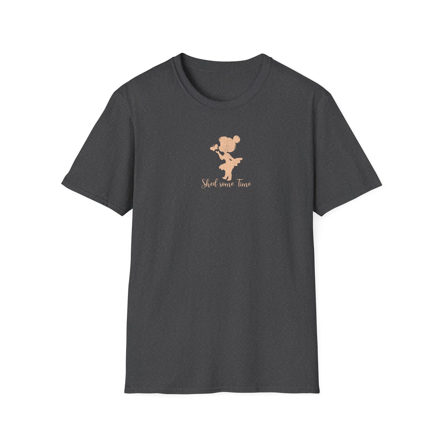 Shed some Time — Silhouette Butterfly Girl — T-Shirt 1