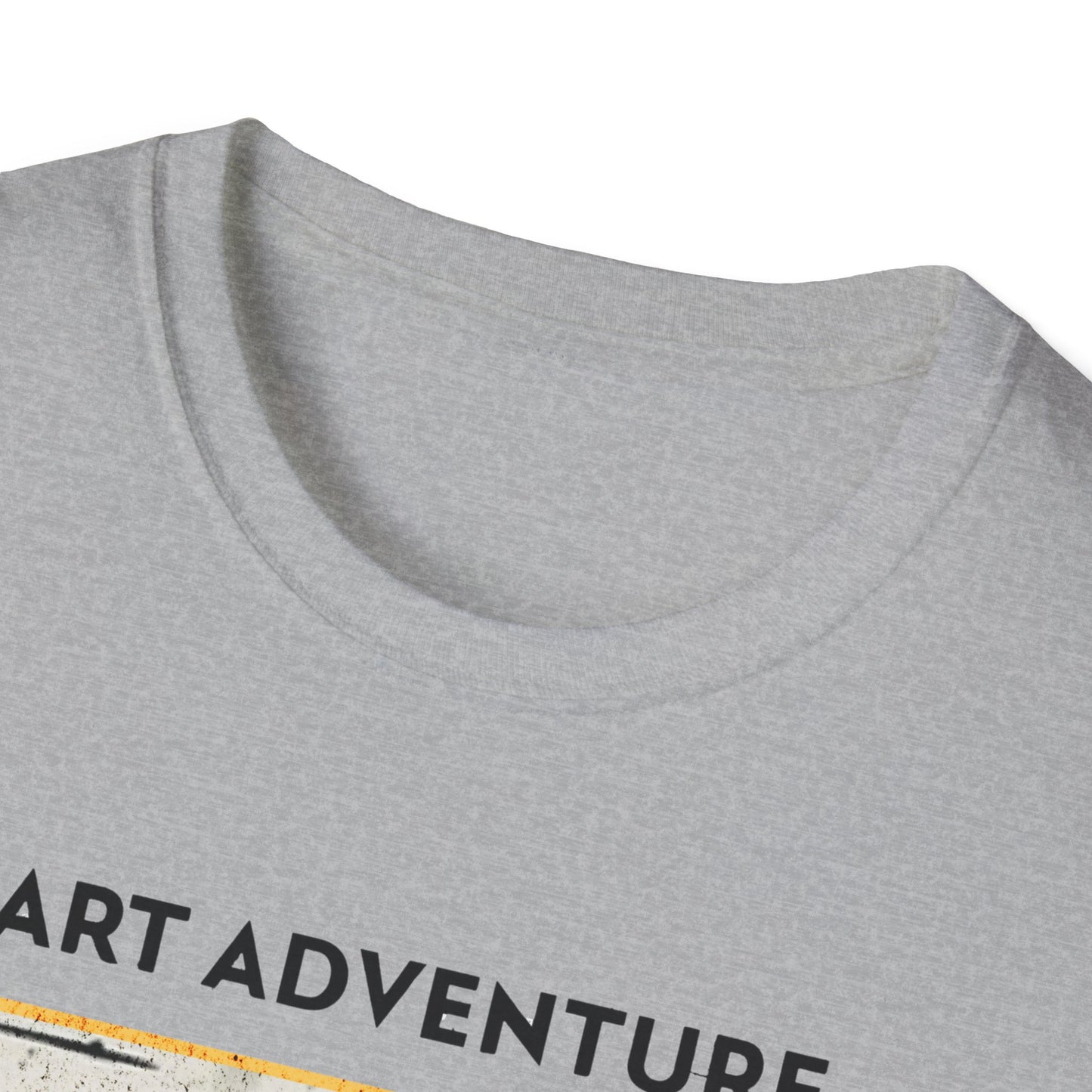 Art Adventure T-Shirt — Retro Pop Collage Graphic Tee
