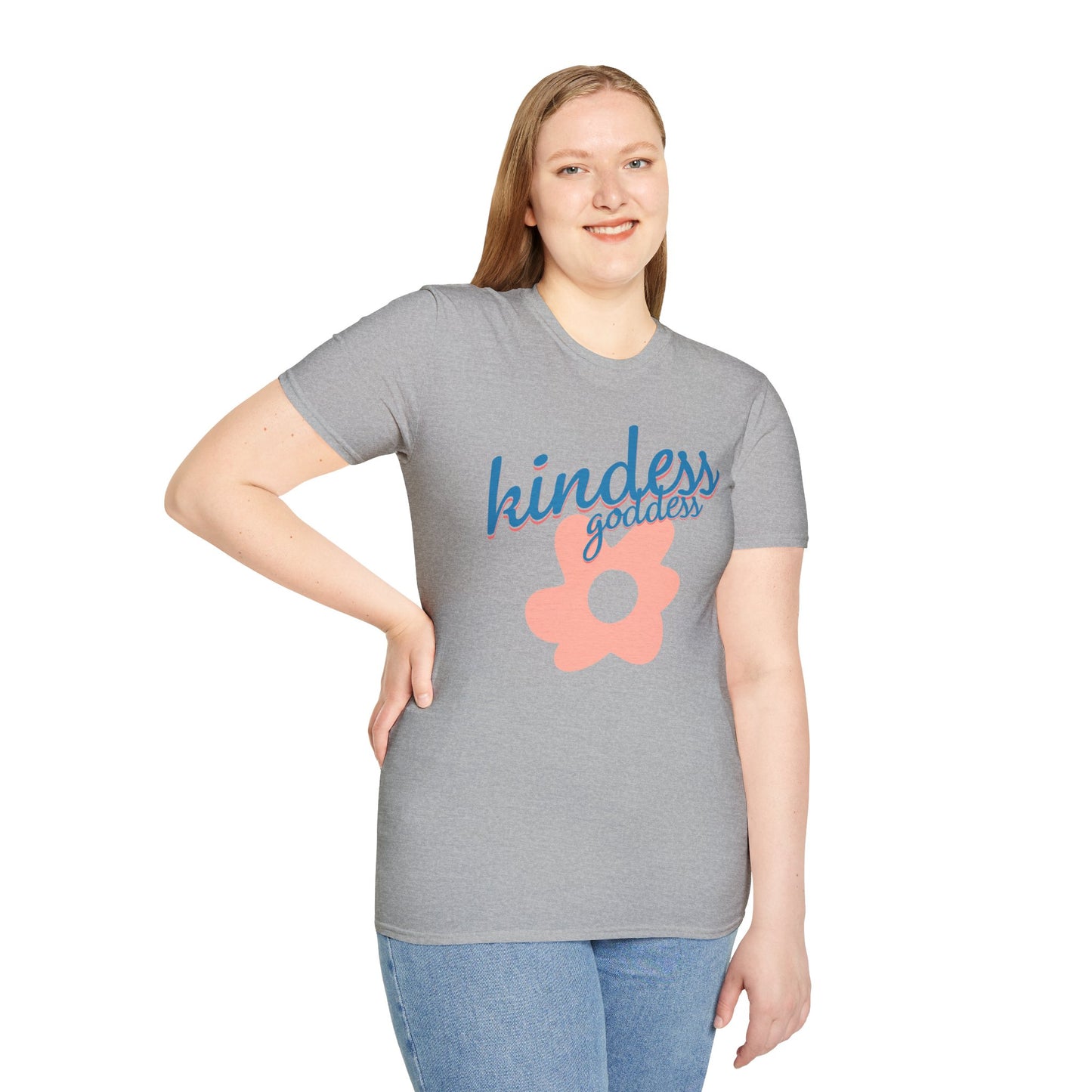 Kindess Goddess — Retro Floral — T-Shirt