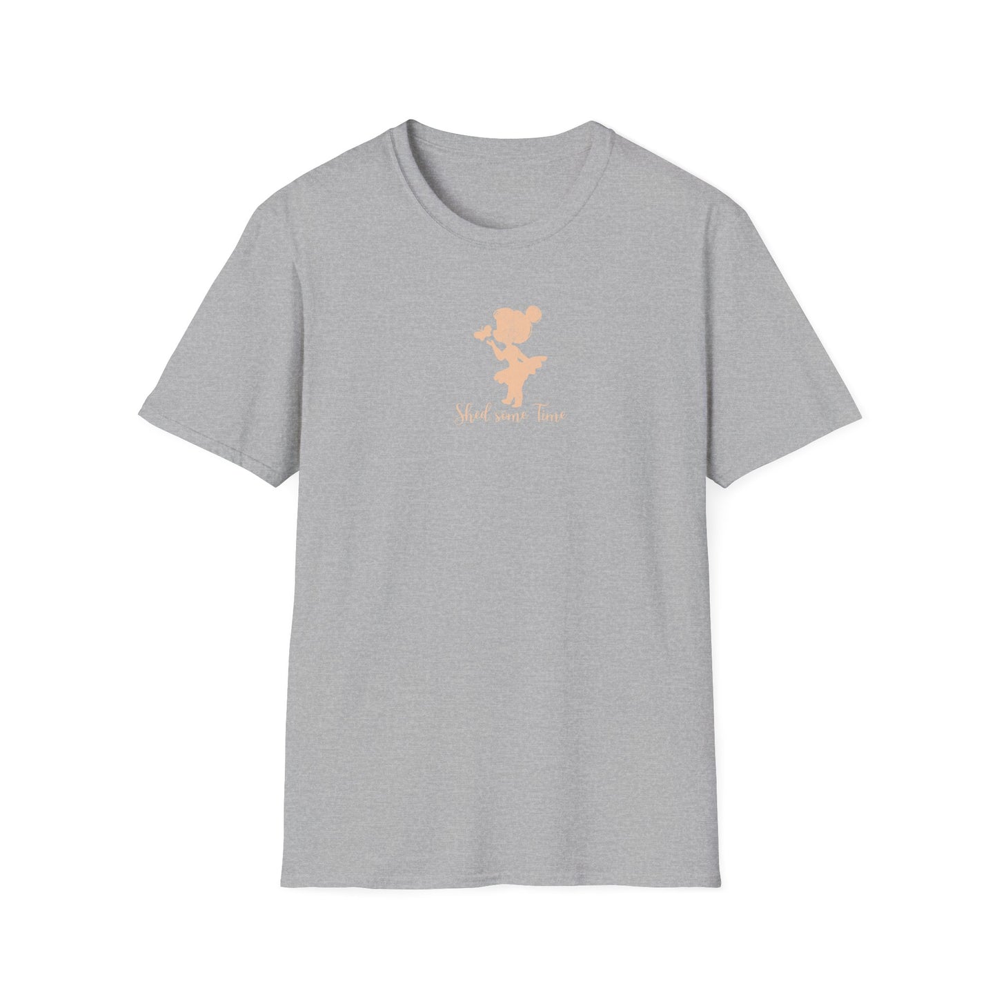 Shed some Time — Silhouette Butterfly Girl — T-Shirt 1