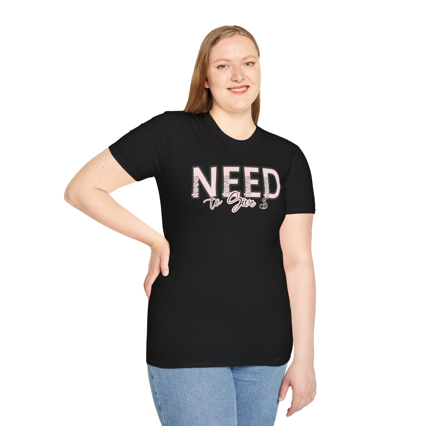 Love is all we need T-Shirt —  Script Tee