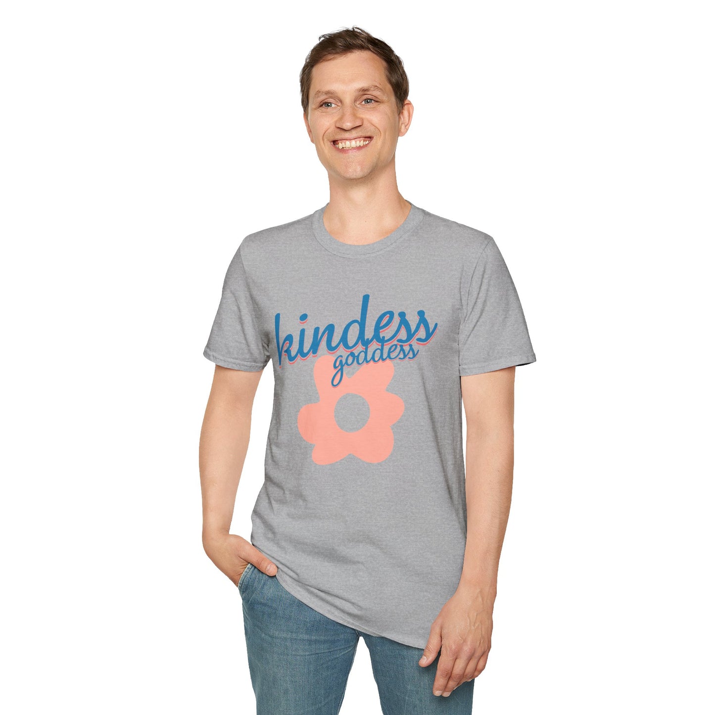 Kindess Goddess — Retro Floral — T-Shirt