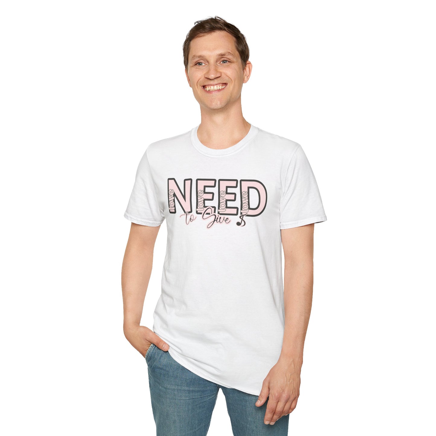 Love is all we need T-Shirt —  Script Tee