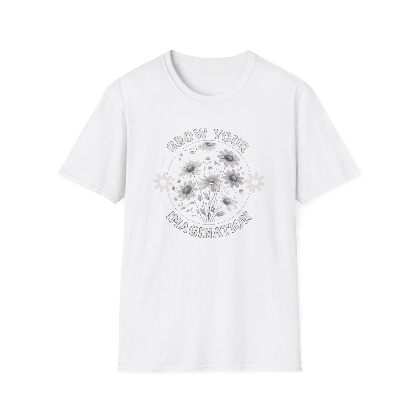 Grow Your Imagination — Floral — T-Shirt