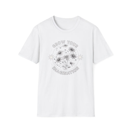 Grow Your Imagination — Floral — T-Shirt