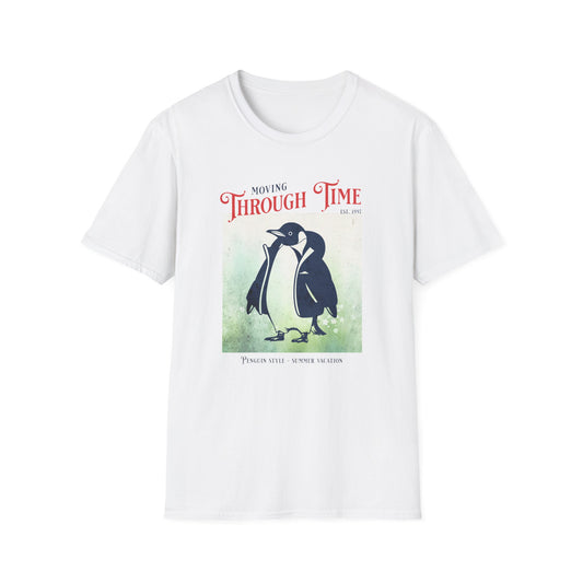 Penguin Love T-Shirt — "With You Through Time" Vintage Penguin Tee