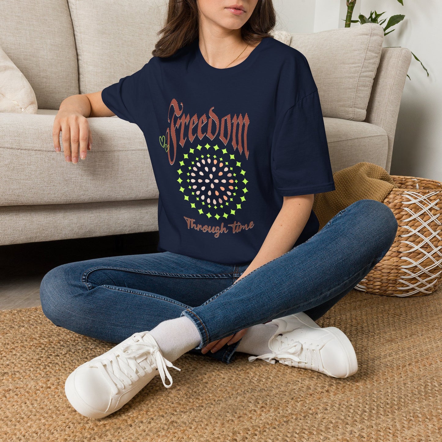 Freedom Through Time — Retro — T-Shirt