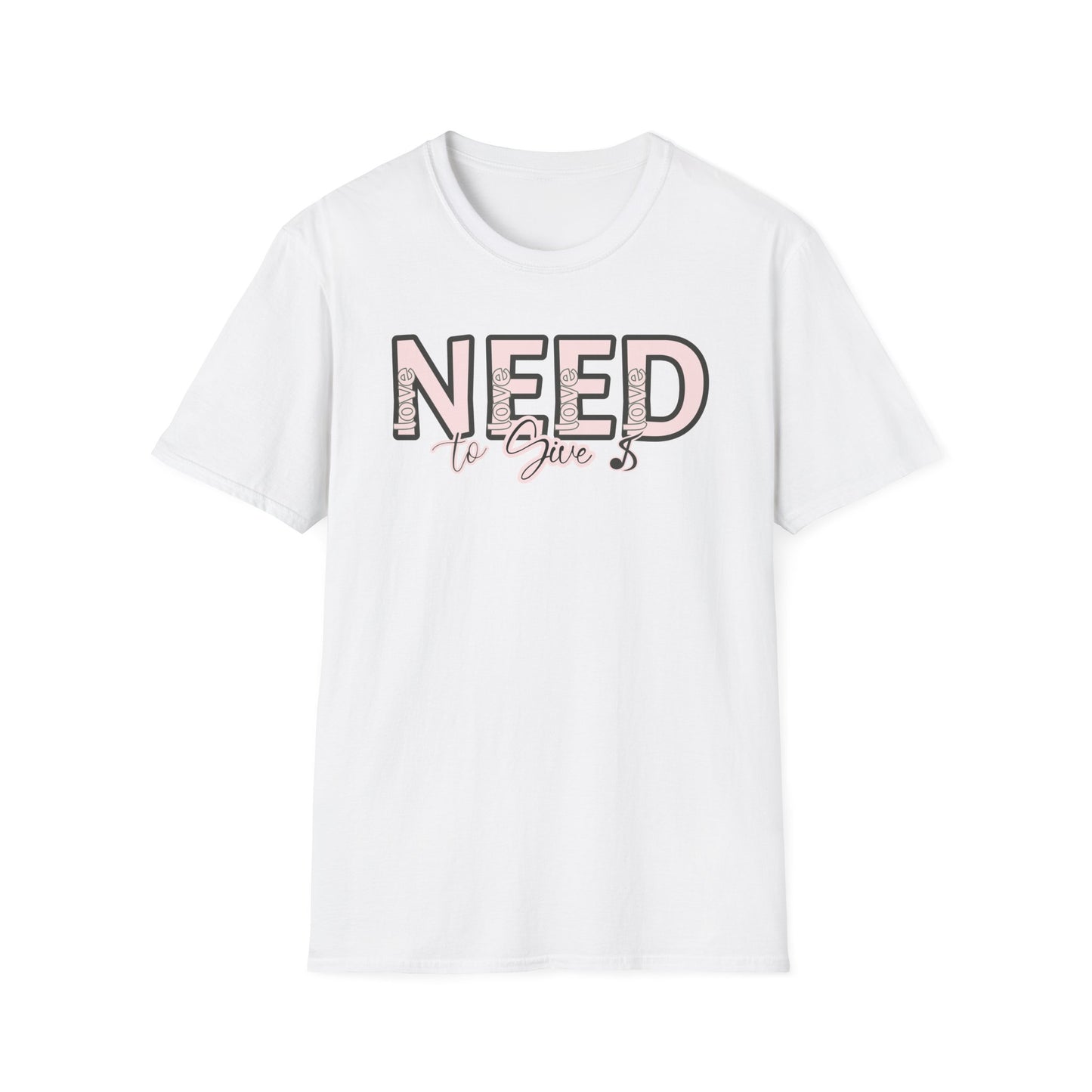 Love is all we need T-Shirt —  Script Tee