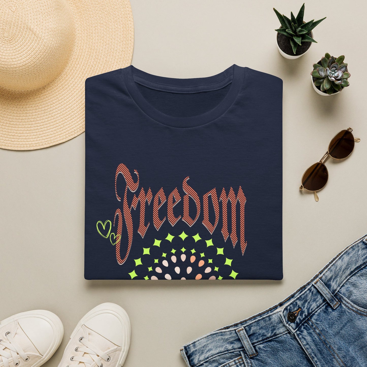 Freedom Through Time — Retro — T-Shirt
