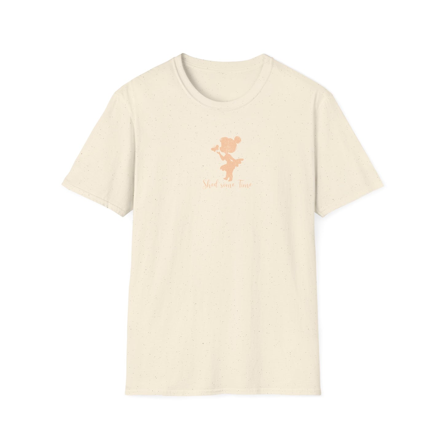 Shed some Time — Silhouette Butterfly Girl — T-Shirt 1
