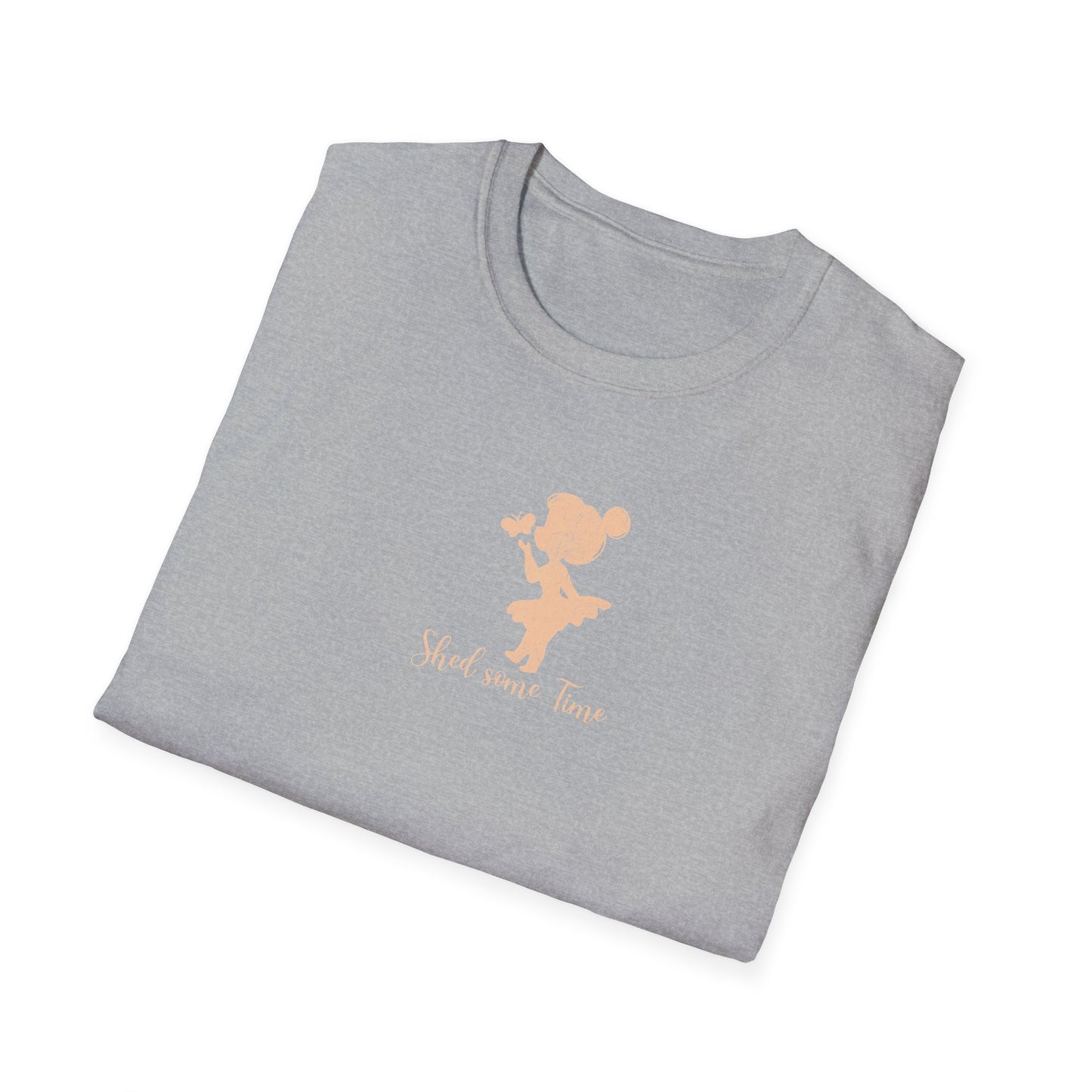 Shed some Time — Silhouette Butterfly Girl — T-Shirt 1