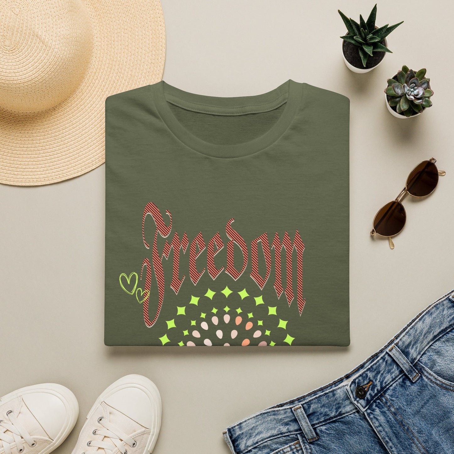 Freedom Through Time — Retro — T-Shirt