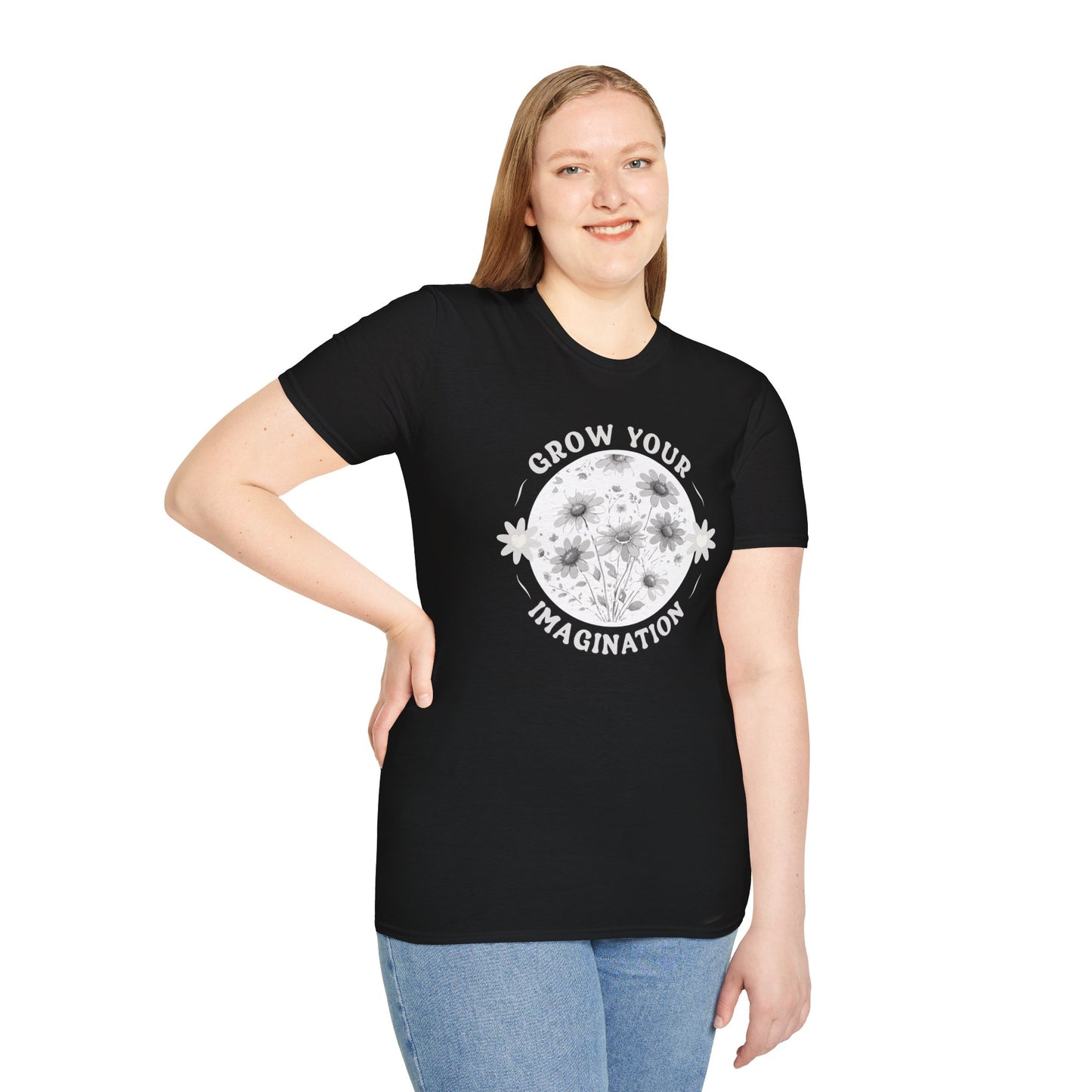 Grow Your Imagination — Floral — T-Shirt