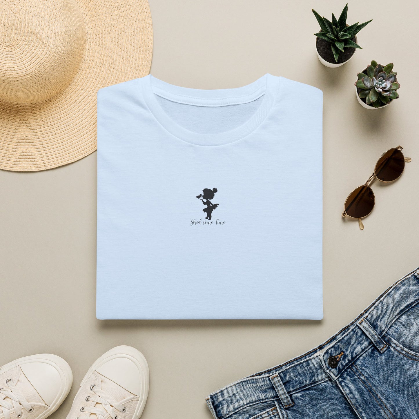 Shed some Time — Silhouette Butterfly — T-Shirt