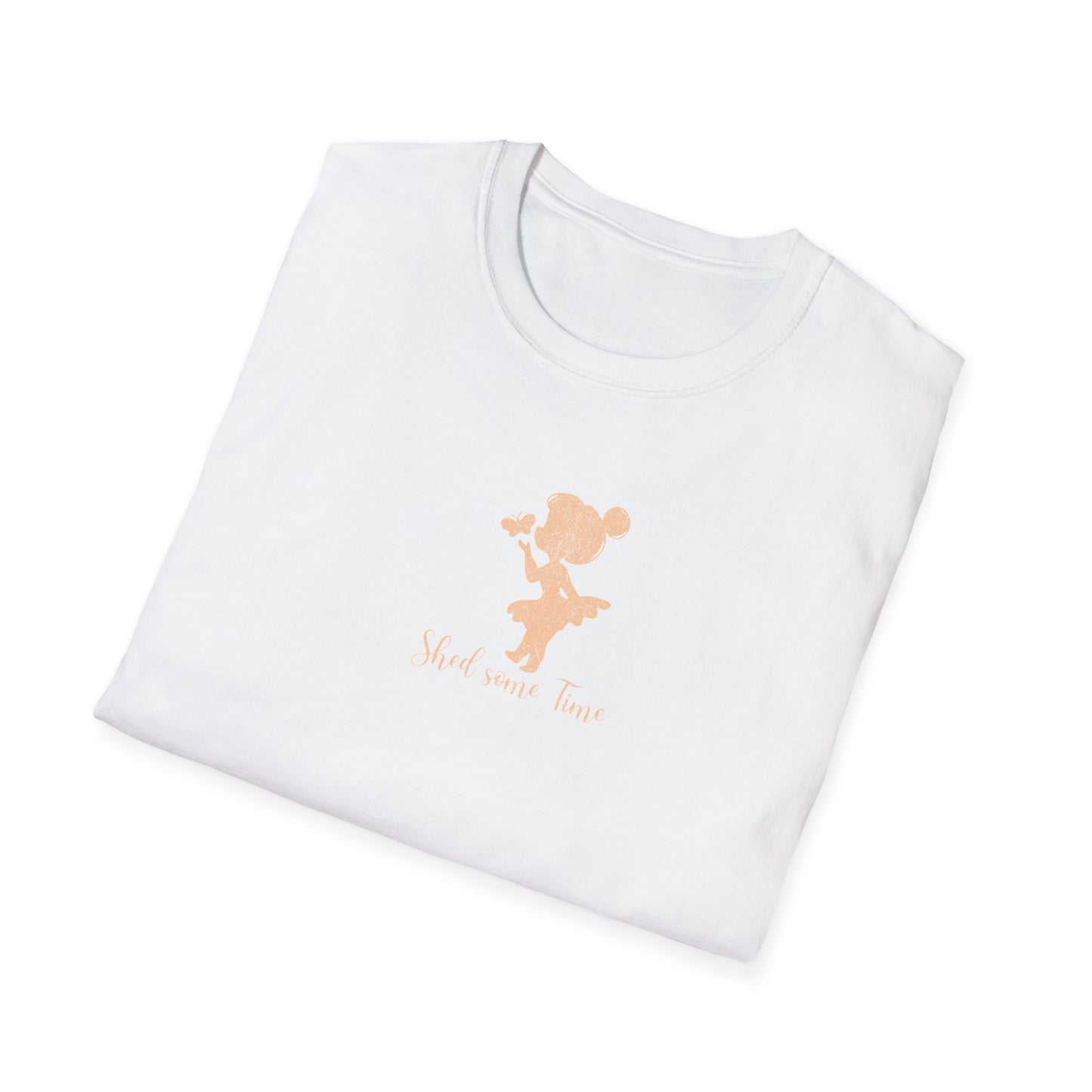 Shed some Time — Silhouette Butterfly Girl — T-Shirt 1
