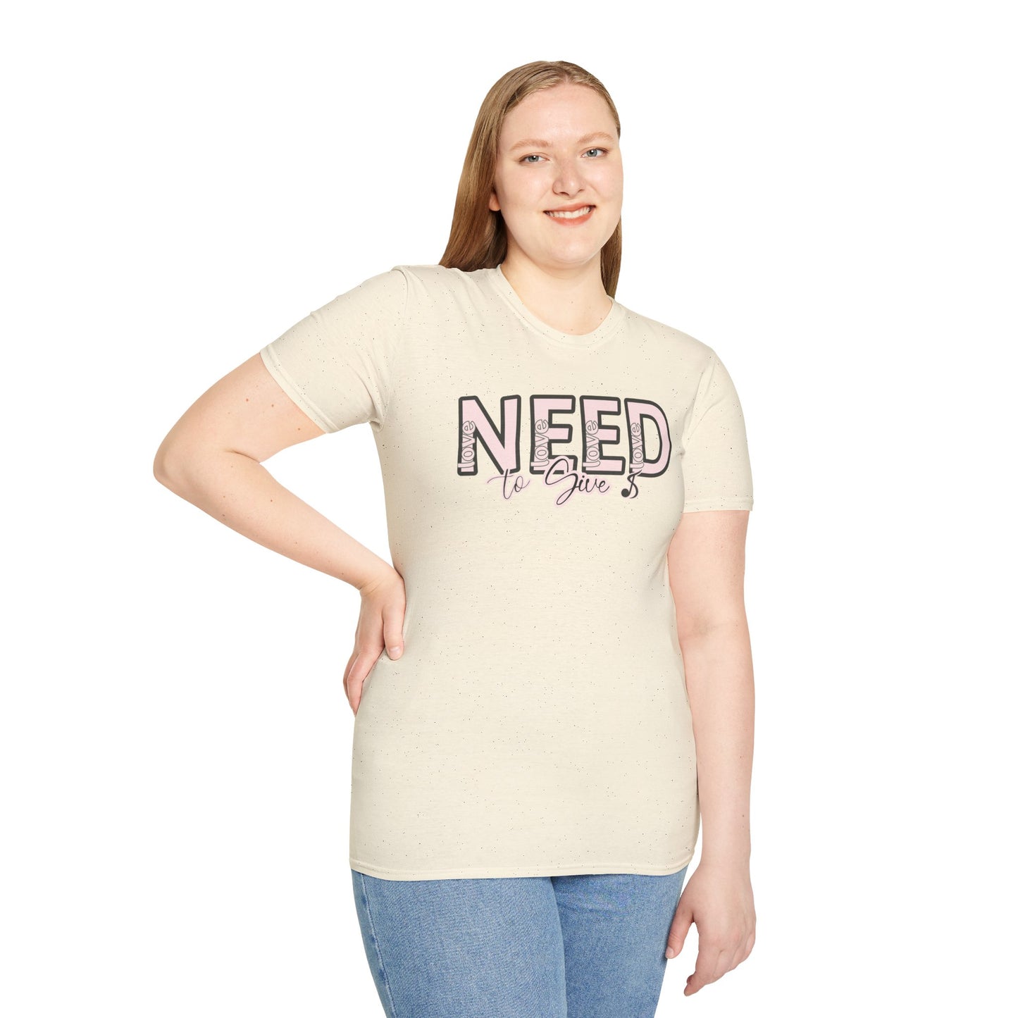 Love is all we need T-Shirt —  Script Tee