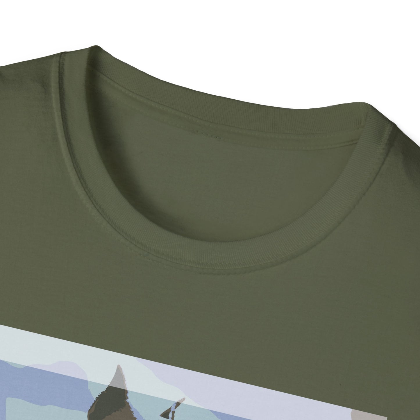 Goat of Many Colors — Scenic Goat Dog Graphic — T-Shirt