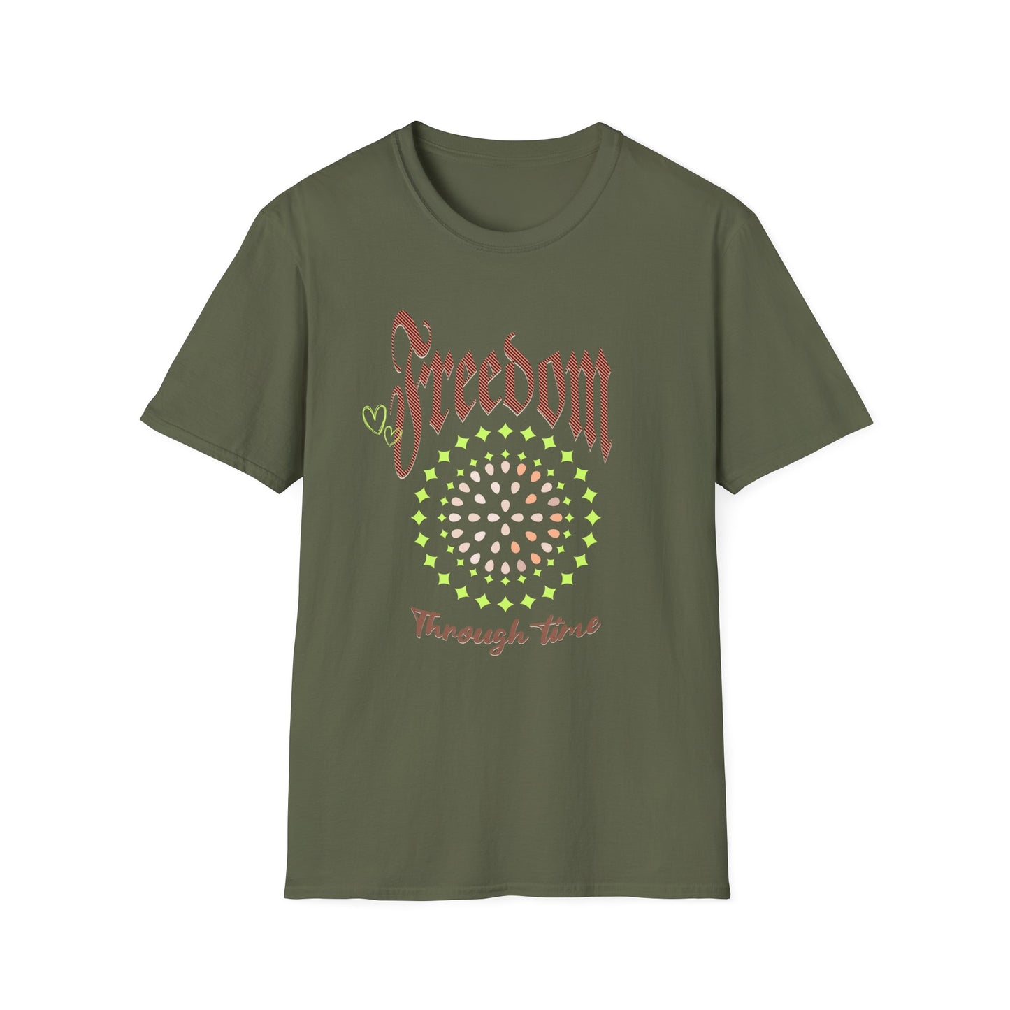 Freedom Through Time — Retro — T-Shirt