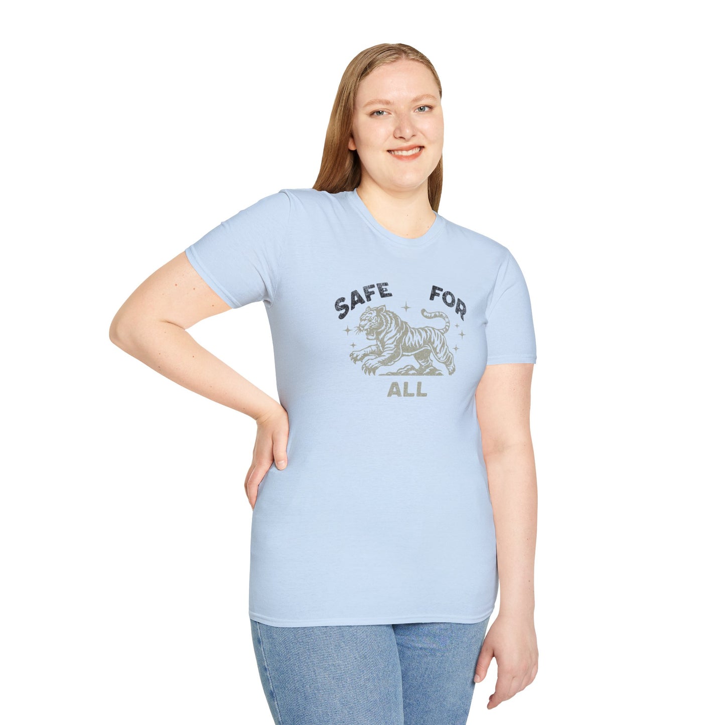 Safe for All — Tiger — T-Shirt