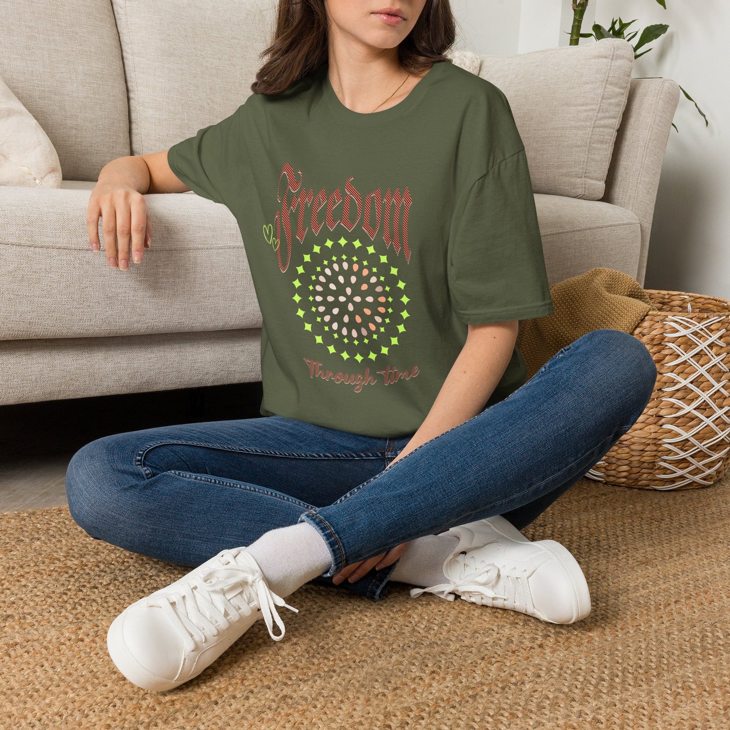 Freedom Through Time — Retro — T-Shirt