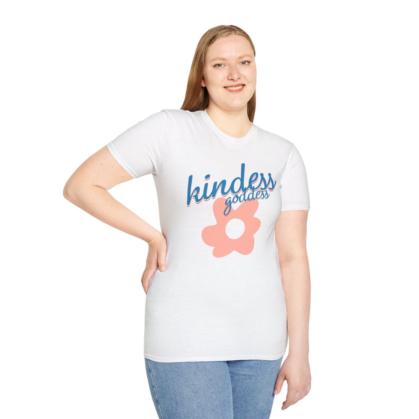 Kindess Goddess — Retro Floral — T-Shirt