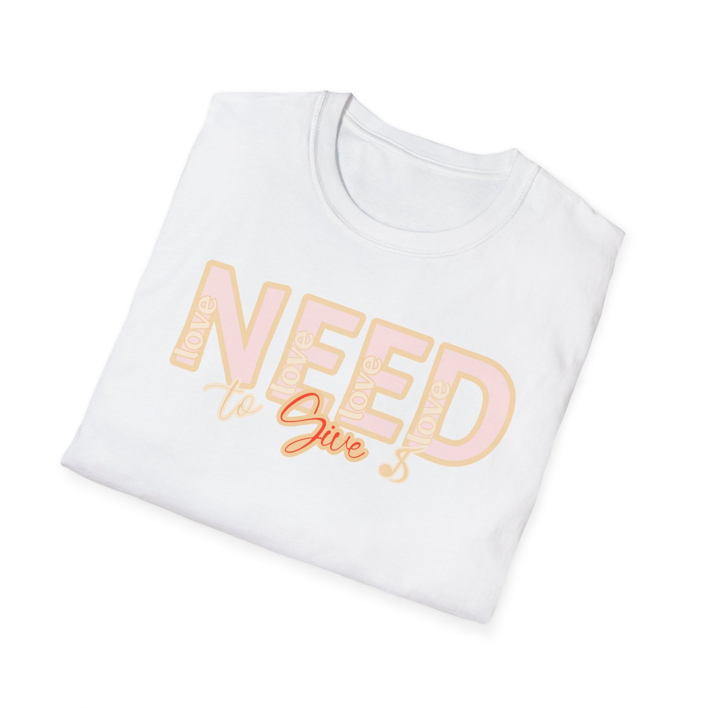 Love is all we need T-Shirt — Vintage Script Tee