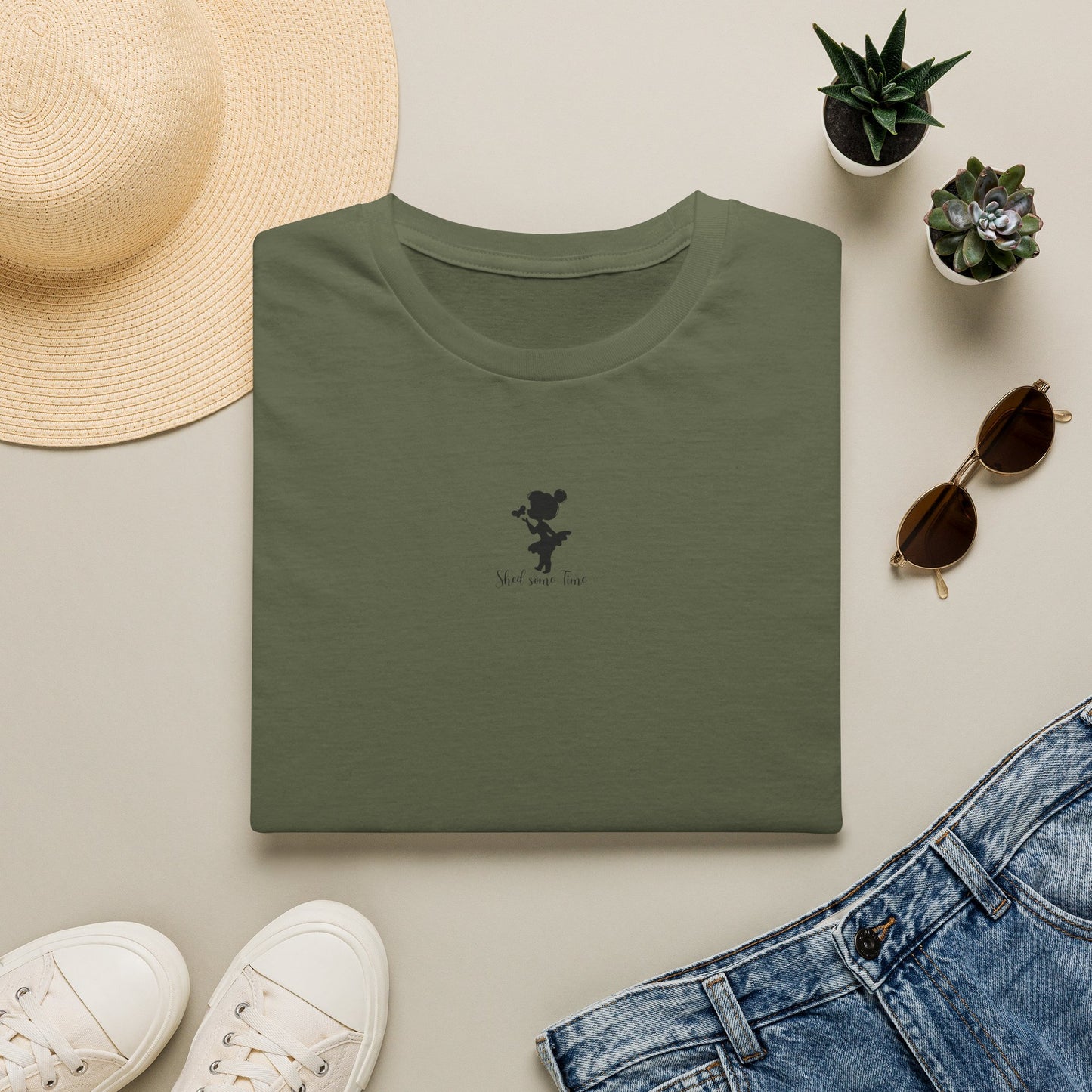 Shed some Time — Silhouette Butterfly — T-Shirt