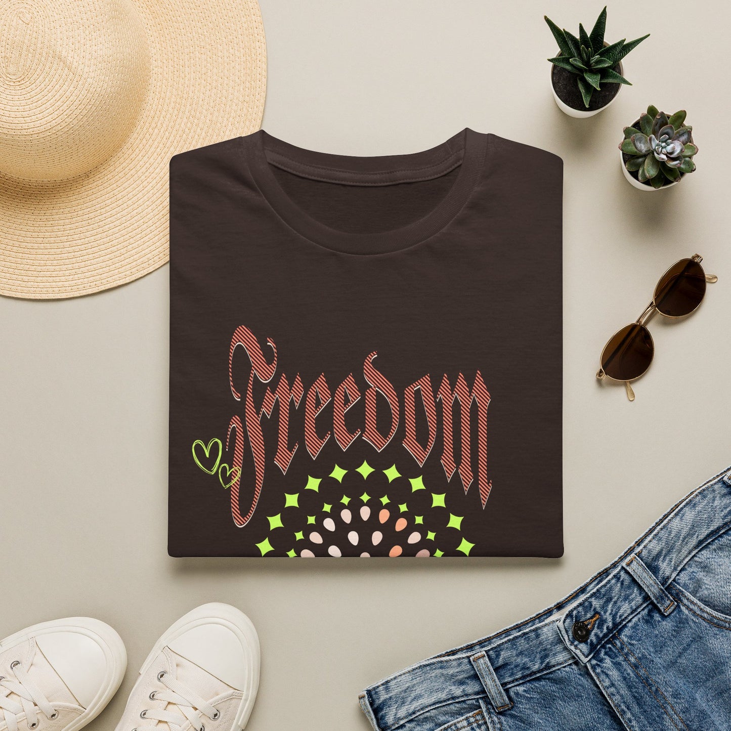 Freedom Through Time — Retro — T-Shirt