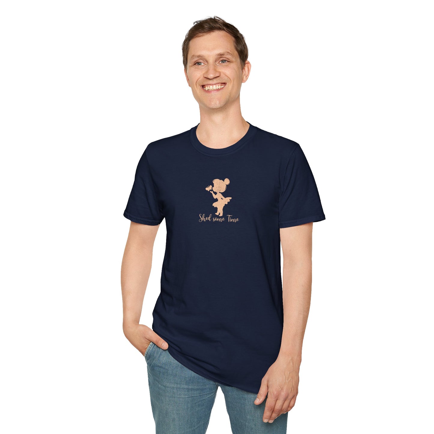 Shed some Time — Silhouette Butterfly Girl — T-Shirt 1