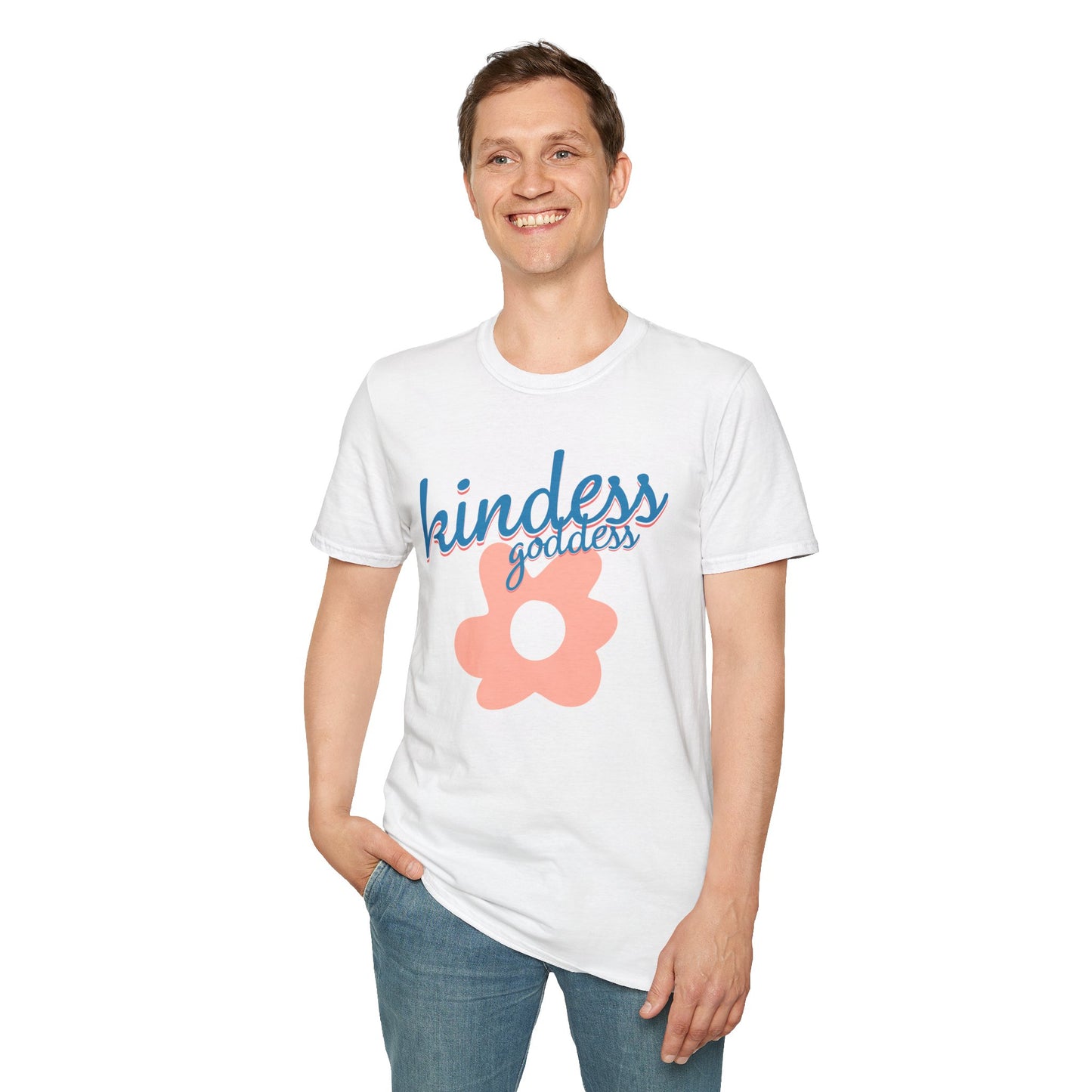 Kindess Goddess — Retro Floral — T-Shirt