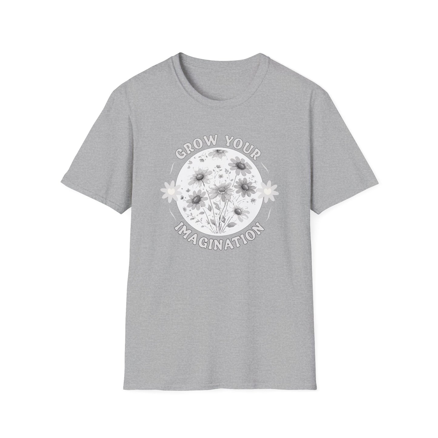 Grow Your Imagination — Floral — T-Shirt