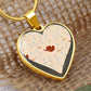 Love- Set to dreaming, Luxury gold necklace, on textile background - Sheer: your Luck - Sheerluck-art.com