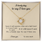 Days — To love you — Necklace 1
