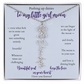 Daughter — Pushing up daisies — Flower name necklace