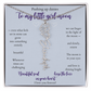 Daughter — Pushing up daisies — Flower name necklace
