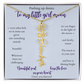 Daughter — Pushing up daisies — Flower name necklace
