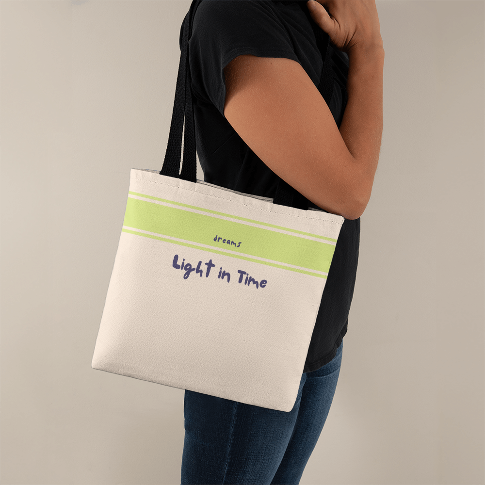 Light in Time — Classic Tote Bag Green