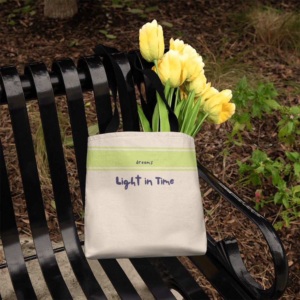 Light in Time — Classic Tote Bag Green
