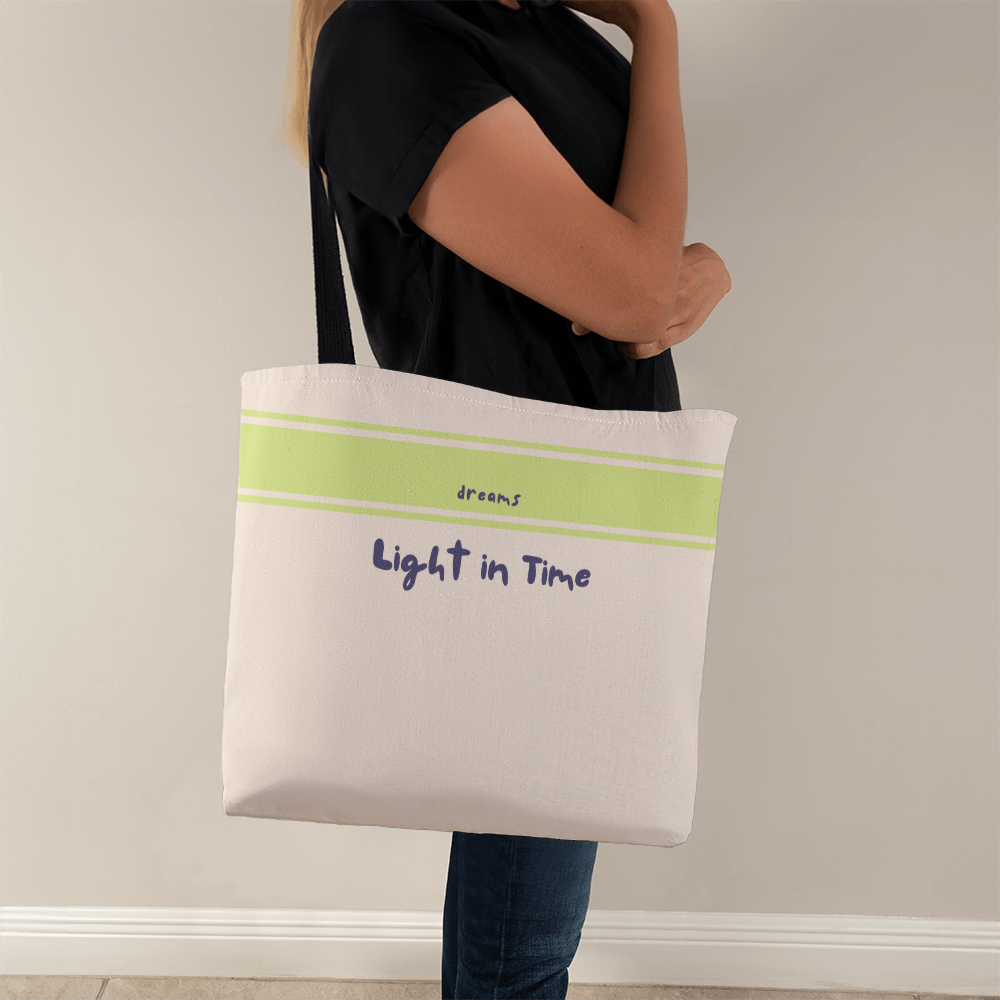 Light in Time — Classic Tote Bag Green