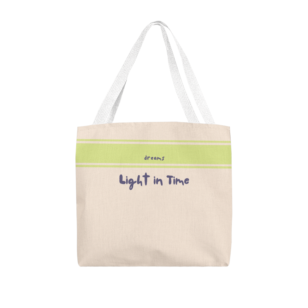 Light in Time — Classic Tote Bag Green