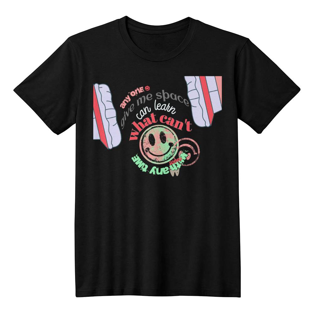 Space Black T-shirt - Sheer:your Luck - Sheerluck-art.com